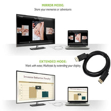Load image into Gallery viewer, Fast 1.8M DisplayPort Cable Adapter For Computer TV Projector Laptop Monitor