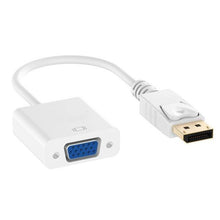 Load image into Gallery viewer, DP to VGA Video Adapter 1080p Thunderbolt DP to VGA Cables Compatible with Computer, Desktop, Laptop, PC, Monitor, Projector,