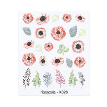 Load image into Gallery viewer, Water Nail Stickers Women Face Sketch Abstract Butterfly Image Sexy Girl Nail Art Decor Sliders Manicures For Nails Decoration Decal Self-Adhesive 3D Wave Design Decoration for Women Girls Tape Nail Art Stickers Decal Decoration
