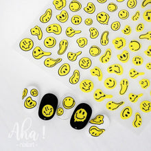 Load image into Gallery viewer, Nail Glue Stickers Stars Moon Cartoon Rabbit Panda Flower Nail Decoration Decals Nail Sticker Nail Art Decorations Design Decoration Acrylic Nail Supplies Designer Nail Decorations for Women Girls Kids 3D Nail Art Stickers Decals