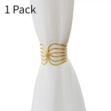 Load image into Gallery viewer, Angel's Wing Curtain Strap Modern Simple Curtain Clip Without Punching And Installation Of Metal Decorative Curtain Buckle Curtain Tiebacks Clips For Window Drapes Holdbacks Decorative Sheer Curtain Tiebacks For Girl' Room