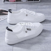 Load image into Gallery viewer, Women's White Casual Sneakers Spring Summer Breathable Flats Solid Color Mesh Shoes Fashion White Flat Sneakers Women Workout Tennis Walking Gym Fashion Sneakers