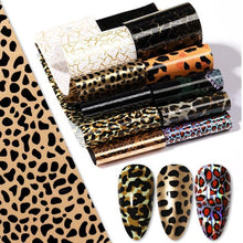 Load image into Gallery viewer, Nail Foils Marble Flower Series Iridescent Nail Art Transfer Sticker Paper Slider Nail Water Decal Design Manicures Decorations Art Manicures Decoration New Gold Nail Transfer Foils for Nail Arts Nails Supply Holographic Effect Nail Art Foil Stickers Hol