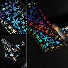 Load image into Gallery viewer, Nail Foils Marble Flower Series Iridescent Nail Art Transfer Sticker Paper Slider Nail Water Decal Design Manicures Decorations Art Manicures Decoration New Gold Nail Transfer Foils for Nail Arts Nails Supply Holographic Effect Nail Art Foil Stickers Hol