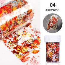 Load image into Gallery viewer, Nail Foils Marble Flower Series Iridescent Nail Art Transfer Sticker Paper Slider Nail Water Decal Design Manicures Decorations Art Manicures Decoration New Gold Nail Transfer Foils for Nail Arts Nails Supply Holographic Effect Nail Art Foil Stickers Hol