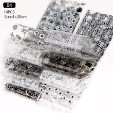 Load image into Gallery viewer, Nail Foils Marble Flower Series Iridescent Nail Art Transfer Sticker Paper Slider Nail Water Decal Design Manicures Decorations Art Manicures Decoration New Gold Nail Transfer Foils for Nail Arts Nails Supply Holographic Effect Nail Art Foil Stickers Hol