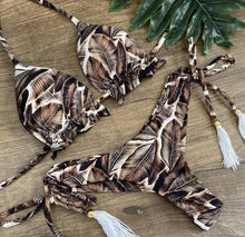 Load image into Gallery viewer, Popular Women's Beachwear Bikini Set Swimwear Push-Up Padded Swimsuit Floral Bikini Set Low Rise Ruffled Two Pieces Swimsuit Push Up Bathing Suit Swimwear