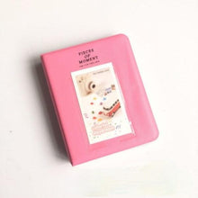 Load image into Gallery viewer, 64 Pockets Mini Instant Polaroid Photo Album Picture Case for Mini Film 7s 8 25 50s 90 Mini Polaroid Album Refillable Notebook Photo Album Valentines Day Gift Anniversary Gift