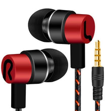 Load image into Gallery viewer, Sports Headphones Wired Gaming In Ear Earbuds Monitor Earphones With Mic Stereo Sound Volume Control 3.5mm Wired Headphones With Bass Earbuds Stereo Earphone Music Sport Gaming Headset With Mic Simple Earphones
