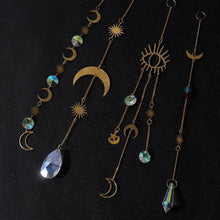 Load image into Gallery viewer, Home Decor Crystal Sun-catchers Window Pendant Hanging Curtain Wind-chimes Light Catcher Star Moon Pendant Rainbow Wind Chime Prisms Wind Chime Hanging Ornaments For Garden Home Christmas Decorations Gift