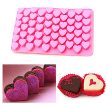 Load image into Gallery viewer, Mini Heart Mold Silicone Ice Chocolate Fondant Mould 3D Pastry Jelly Cookies Baking Cake Decoration Tools 5 Colors Silicone Mold Mini Heart Shape Silicone Ice Cube Molds Trays Chocolate Cute Pink Mold