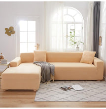 Load image into Gallery viewer, Elegant Elastic Sofa Covers Set for Living Room Chaise Lounge L Shape Corner Stretch Couch Armchair Slipcover Furniture Protector Shaped Sofa Cover Sectional Couch Cover for Living Room Fabric Chaise Lounge Slipcover