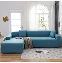 Load image into Gallery viewer, Elegant Elastic Sofa Covers Set for Living Room Chaise Lounge L Shape Corner Stretch Couch Armchair Slipcover Furniture Protector Shaped Sofa Cover Sectional Couch Cover for Living Room Fabric Chaise Lounge Slipcover