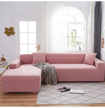Load image into Gallery viewer, Elegant Elastic Sofa Covers Set for Living Room Chaise Lounge L Shape Corner Stretch Couch Armchair Slipcover Furniture Protector Shaped Sofa Cover Sectional Couch Cover for Living Room Fabric Chaise Lounge Slipcover