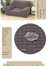 Load image into Gallery viewer, Sofa Cover Waterproof Waffle Sofa Cover All-Inclusive Thick Sofa Towel Waterproof Sofa Cushion Waterproof Couch Cover Dual Waterproof Sofa Cover Stretch Jacquard Sofa Slipcover Leakproof Furniture Protector For Kids