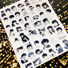 Load image into Gallery viewer, 3D Nail Art Stickers Decal Template Nail Tool Decorations Nail Slider Metallic Nail Art Stickers Set Love Metal Nail Studs Decals for Women Nail Decorations Accessories Metal Curve Stripe Lines Design Letter Nail Sticker Decoration