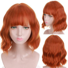 Load image into Gallery viewer, Synthetic Wigs For Women Daily Cosplay Long Water Wave Lolita Wig With Bangs Cold Brown Heat Resistant Hair Bob Wigs For Black Women Cosplay Wigs For Women Gifts for Girlfriends