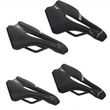 Load image into Gallery viewer, Bicycle Saddle Soft Thick Mountain Road Bike Wide Seat Cushion Bike Carbon Saddle Seat Ergonomics Design Fit Comfort Bike Saddle With Foam Breathable Soft Bicycle Cushion For Women Men