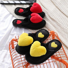 Load image into Gallery viewer, Warm Fluffy Slippers Women Faux Fur Slipper Indoor Floor Slides Flat Soft Furry House Warm Comfortable Fuzzy Furry Bedroom Slippers Indoor Cozy Memory Foam Anti-Slip Flip Flops