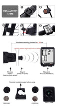 Load image into Gallery viewer, Wireless Wired Bike Computer Backlight Speedometer Odometer Rainproof Cycling Stopwatch Road Bicycle Computer Multifunction With Extra Large LCD Backlight Display Waterproof Design