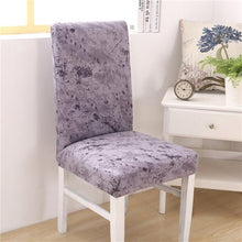 Load image into Gallery viewer, Spandex Chair Cover Removable Anti-Dirty Seat Slipcover Cover For Banquet Wedding Dinner Restaurant Slipcovers Anti-Stain Removable Washable Parsons Chair Protector For Dining Room Banquet Ceremony Wedding Party Hotel Restaurant