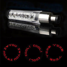 Load image into Gallery viewer, Bicycle Light Wheels Double-Sensing Sided Mountain Bike LED Lamp Riding Wheel Lights Neon Flashing Lamp Glow In The Dark Safety Warning Bike Lights For Night Riding