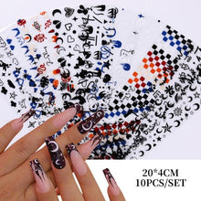 Load image into Gallery viewer, Christmas Silver Snowflakes Nail Art Foil Transfer Glitter Stickers 3D Nail Art Decals Designer Manicuring Decoration Xmas Gift Nails Snowflake Nail Art Stickers Decals Christmas Nail 3D Self Adhesive Nail Stickers for Acrylic Nails Snowflake