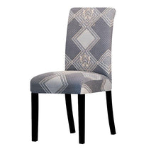 Load image into Gallery viewer, Printed Chair Cover Economical and Practical Stretch Seat Cover Slipcovers Big Elastic Washable Dining Chairs Beach Chairs Removable Washable Short Parsons Kitchen Chair Covers Protector for Dining Room Hote