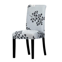 Load image into Gallery viewer, Printed Chair Cover Economical and Practical Stretch Seat Cover Slipcovers Big Elastic Washable Dining Chairs Beach Chairs Removable Washable Short Parsons Kitchen Chair Covers Protector for Dining Room Hote