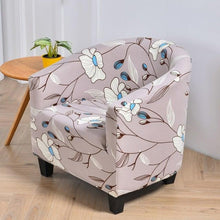 Load image into Gallery viewer, Club Chair Cover Armchair Slipcover Geometric Printed Small Sofa Covers Protect For Pets Chair Decoration Chair Slipcover Decoration Club Chair Cover Spandex Elastic Armchair Slipcover Geometric Printed Small Sofa Covers Protect For Living Room Hotel Bar
