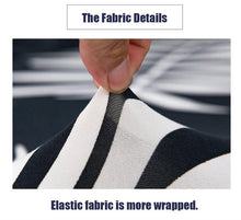 Load image into Gallery viewer, Geometric Sofa Covers Stretch Plaid Sofa Slipcovers for Living Room Elastic Sofa Cover Couch Armchair Cover Towel 1 2 3 4 Seater Slipcover For Sofas Loveseat Armchair Living Room Universal Furniture