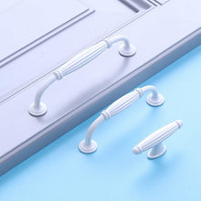 Load image into Gallery viewer, Handles Drawer Cabinet Furniture Kitchen Handles For Cabinet Knob Door Drawer Furniture Kitchen Knob Simplicity White Stainless Steel Hollow Tube Bar Drawer Pulls Cupboard Knob For Kitchen Furniture Hardware