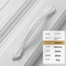 Load image into Gallery viewer, Handles Drawer Cabinet Furniture Kitchen Handles For Cabinet Knob Door Drawer Furniture Kitchen Knob Simplicity White Stainless Steel Hollow Tube Bar Drawer Pulls Cupboard Knob For Kitchen Furniture Hardware