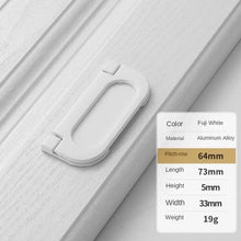 Load image into Gallery viewer, Handles Drawer Cabinet Furniture Kitchen Handles For Cabinet Knob Door Drawer Furniture Kitchen Knob Simplicity White Stainless Steel Hollow Tube Bar Drawer Pulls Cupboard Knob For Kitchen Furniture Hardware