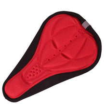 Load image into Gallery viewer, Mountain Bike Saddle Cover Thick Breathable Super Soft Bicycle Saddle Silicone Sponge Bike Seat Sports Bike Seat Cover Padded Bike Seat Cushion Bicycle Saddle Pad For Women Men With Hollow Design