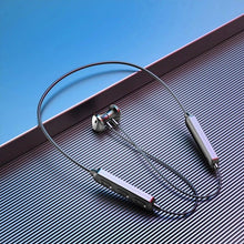 Load image into Gallery viewer, Hanging Neck Bluetooth 5.0 Wireless Sports Headset Ear Headset Bluetooth Headphones Earbuds Earphone With Microphone For Bluetooth Over Ear Headphones, Wireless 5.0/Wired Headset, 55Hrs Playtime, Hi-Fi Stereo Deep Bass, Soft Earmuffs & Light Weight