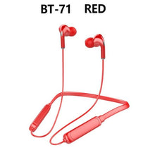 Load image into Gallery viewer, Hanging Neck Bluetooth 5.0 Wireless Sports Headset Ear Headset Bluetooth Headphones Earbuds Earphone With Microphone For Bluetooth Over Ear Headphones, Wireless 5.0/Wired Headset, 55Hrs Playtime, Hi-Fi Stereo Deep Bass, Soft Earmuffs & Light Weight