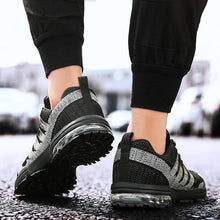Load image into Gallery viewer, Running Mens Sport Elegant Sneakers Air Cushion Sneakers Lace Up Low Top Jogging Shoes Man Athletic Footwear Breathable Comfortable Athletic Running Sneakers