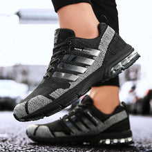 Load image into Gallery viewer, Running Mens Sport Elegant Sneakers Air Cushion Sneakers Lace Up Low Top Jogging Shoes Man Athletic Footwear Breathable Comfortable Athletic Running Sneakers