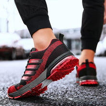 Load image into Gallery viewer, Running Mens Sport Elegant Sneakers Air Cushion Sneakers Lace Up Low Top Jogging Shoes Man Athletic Footwear Breathable Comfortable Athletic Running Sneakers