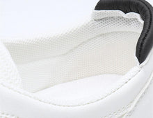 Load image into Gallery viewer, Women's White Casual Sneakers Spring Summer Breathable Flats Solid Color Mesh Shoes Fashion White Flat Sneakers Women Workout Tennis Walking Gym Fashion Sneakers