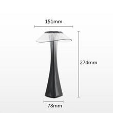 Load image into Gallery viewer, LED Desk Lamp Dimmable Protection Eyes USB Charging Smart Touch Switch Bedside Lamps Transparent Crystal Creative Table Light Decorative Table Lamp Cute Study Lamps for Bedroom Décor