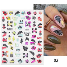 Load image into Gallery viewer, White Embossed Flower Lace Sticker Decal Wedding Nail Art Designs Floral Butterfly Japanese Manicures Nail Decoration Metallic Curve Strip Line Nail Decal Self-Adhesive 3D Wave Design Decoration for Women Girls Adhesive Striping Tape Nail Art Stickers