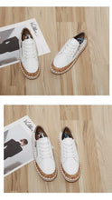 Load image into Gallery viewer, New Popular Womens Shoes Colorful Beautiful Flower Printing Shoes Lace-up Flat Women's Casual Womens Sneakers High-Quality Women's White Sports Casual Couple Shoes Summer Trainers Walking Sneakers