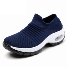Load image into Gallery viewer, Women's Casual Chunky Sneakers Platform Walking Shoes Fashion Knited Casual Walking Shoes Sock Sneakers Slip On Mesh Air Cushion Comfortable Easy Shoes