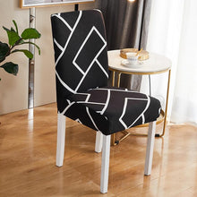 Load image into Gallery viewer, Spandex Seat Chair Cover Removable Slipcover Anti-Dirty Kitchen Cover For Banquet Wedding Dinner RestaurantStretch Spandex Dining Chair Slipcovers Removable Washable Dining Room Chair Protector Cover Seat Slipcover