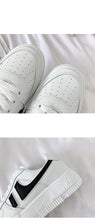 Load image into Gallery viewer, Fashion Flats Womans Sneakers Casual Breathable Vulcanized Shoes Lace Up Woman Comfort Walking White Round Head Platform Casual Sports Cute Fashion Walking School Sneakers