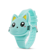 Load image into Gallery viewer, 3D Kids Watches Cute Rabbit Cat LED Electronic Children Watch Boys and Girls Silicone Toy Wristwatches Girls Watch Digital Cute Shape LED Fashion Silicone Band Clamshell Design Wrist Watch