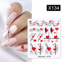 Load image into Gallery viewer, Spring Simple Green Theme Water Decal Sticker Flower Leaf Tree Summer Slider For Manicuring Nail Art Watermarks Art Decoration Manicure Tools Nail Watermark Decals iridescent Decoration Nail Self-Adhesive Decals Nail Stickers Water Transfer Fresh Nail