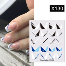 Load image into Gallery viewer, Spring Simple Green Theme Water Decal Sticker Flower Leaf Tree Summer Slider For Manicuring Nail Art Watermarks Art Decoration Manicure Tools Nail Watermark Decals iridescent Decoration Nail Self-Adhesive Decals Nail Stickers Water Transfer Fresh Nail